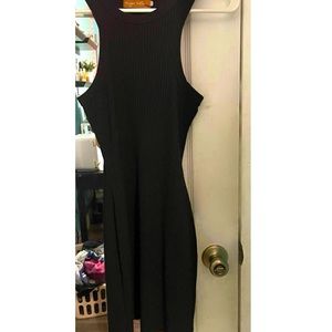 rib knit bodycon dress